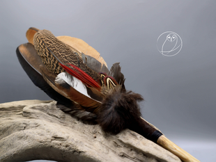 Räucherfeder - Pfau